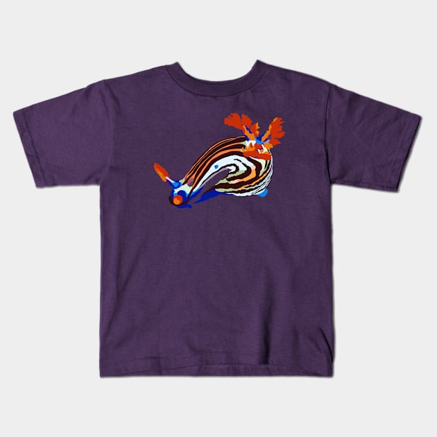 Nudibranch 5 Kids T-Shirt by ziafrazier